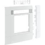 Hager GR1002B9016 Rahmenblende 50 modular BRH Oberteil 100 halogenfrei mit Beschriftungsfeldig verkehrsweiß 