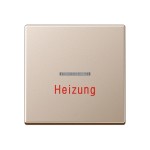 Jung A590HCH Wippe 1-fach mit Lichtleiter Heizung Serie A champagner 