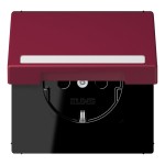 Jung LC1520NBFKL255 SCHUKO Steckdose 16A 250V ohne Krallen Klappdeckel Serie LS le rubis 