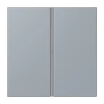 Jung LC402TSA257 Tastensatz 2-fach F40 Serie LS gris clair 59 