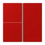 Jung LC403TSA227 Tastensatz 3-fach F40 Serie LS rouge vermillon 31 