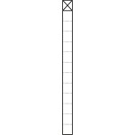 Sonderartikel: Siedle KSF613-1SM Kommunikations-Stele Freistehend Silber-Metallic 200023964-00 