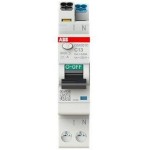 ABB DSX301CA-C13/0,03 FI/LS-Schalter, 1 TE 6kA, 1P+N, Typ A, C13, 30mA 