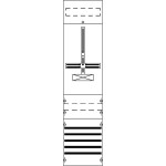 Striebel & John FD17XM2 Zählerfeld ohne Verdrahtung mit Dreipunkt-Befestigung 7RE 2CPX054192R9999 