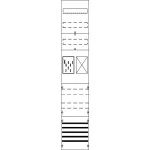 Striebel & John FB19XM3 Zählerfeld ohne Verdrahtung mit BKE-I 9RE 2CPX054198R9999 