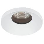 Brumberg 12270174 LED-Einbaudownlight 500 mA 9,2W 38° 4000K rund starr strukturweiss IP5 