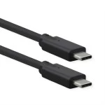 roline 11.02.9070 USB 3.2 Gen 2x2 Kabel Emark C-C Stecker/Stecker 20Gbit/s 100W schwarz 0,5 Meter 