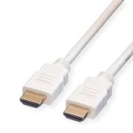 roline 11.04.5587 HDMI High Speed Kabel mit Ethernet weiß 2 Meter 