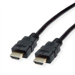 roline 11.04.5935 HDMI High Speed Kabel mit Ethernet TPE schwarz 7,5 Meter 