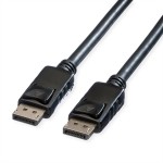 roline 11.04.5984 DisplayPort Kabel DP-DP v1.2 Stecker/Stecker TPE schwarz 5 Meter 