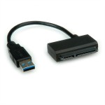 roline 12.02.1043 USB 3.2 Gen 1 zu SATA 6.0 Gbit/s Konverter 