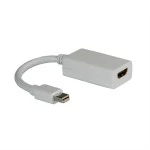 roline 12.03.3142 Mini DisplayPort-HDMI Adapter v1.2 Mini DP Stecker/HDMI Buchse Aktiv 