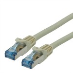 roline 21.15.2804 Patchkabel Kat.6A S/FTP (PiMF) Component Level LSOH grau 1,5 Meter 