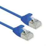 roline 21.15.3347 U/FTP DataCenter Patchkabel Kat.6A (Class EA) LSOH slim blau 5 Meter 