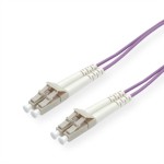 roline 21.15.8758 LWL-Kabel 50/125µm OM4 LC/LC violett 10 Meter 