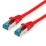 Value 21.99.1927 Patchkabel Kat.6A (Class EA) S/FTP (PiMF) LSOH rot 10 Meter 