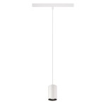 SLV 1006804 NUMINOS® XS, 48V Pendelleuchte, Pendellänge 150cm, 4000K, 20°, DALI 2, matt weiß / matt schwarz 