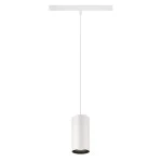 SLV 1006858 NUMINOS® S, 48V Pendelleuchte, Pendellänge 150cm, 4000K, 20°, DALI 2, matt weiß / matt schwarz 