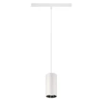 SLV 1006866 NUMINOS® S, 48V Pendelleuchte, Pendellänge 150cm, 4000K, 55°, DALI 2, matt weiß / glänzend chrom 