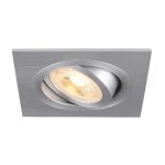 SLV 1007379 NEW TRIA® 75, Deckeneinbauleuchte, quadratisch, max. 10W GU10, aluminium 