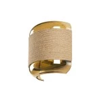 SLV 1007595 PANTILO ROPE, Wandaufbauleuchte, anderes, 1x max. 15W G9, gold 