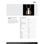 SLV 1008154 LED A60 Crossed Filament, LED-Leuchtmittel, GU10, PHASE, 6,5W, 2200K 