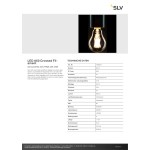 SLV 1008375 LED A60 Crossed Filament, LED-Leuchtmittel, GU10, PHASE, 6,5W, 2700K 