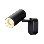 SLV 1008706 NOBLO®, Wand- und Deckenaufbauleuchte, single, rund, 2000-3000K, 8W, Dim-to-Warm, PHASE, 36°, schwarz 