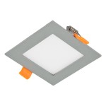 EVN LPQ093501 LED Einbau Panel silber 5W 4000K 93x9 3mm 