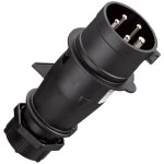 Mennekes 21421ZA Stecker AM-TOP 16A 5p 6h 400V IP44 HW/VN 