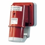 Mennekes 3350 Phasenwender Aufbaustecker 16A 4p 6h 400V IP44 