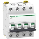 Schneider Electric A9F92420 Leitungsschutzschalter iC60L 4-polig 20A Z-Charakteristik 25kA 3 Stück 