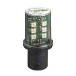 Schneider Electric DL1BDG8 LED-Lampe gelb-orange für Befehls- u. Meldegeräte BA 15d 120V 