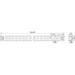 Schneider Electric NSYSUCR4080 Spacial SF/SM-Universal-Traverse 800x800x800mm Verp.einheit: 2 Stück 2 Stück 