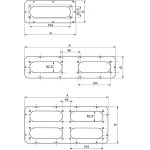 Schneider Electric NSYTLCFL Spacial SF-Adapter für FL21-Kabeleinführungsplatte 