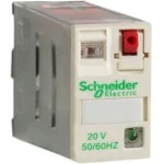 Schneider Electric RPM11B7 Leistungsrelais RPM 1 W 15 A 24 VAC ohne LED mit Prüftaste 10 Stück 