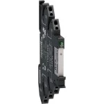 Schneider Electric RSL1PRBU Schmales Interface-Relais RSL im Sockel 1 W 6 A LED Federzug 24 VAC/DC 