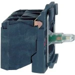 Schneider Electric ZB5AW0B15 Hilfsschalterblock Ø 22 weiß Integral LED 1S+1Ö 