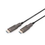 Digitus AK-330127-300-S 4K HDMI AOC Hybrid Glasfaserkabel mit 30m abnehmbaren Stecker 30 Meter 