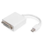 Digitus DB-340406-001-W Mini DisplayPort Adapter / Konverter Mini DP auf DVI-I 0,15 Meter 