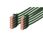 Digitus DK-1644-0025-G-10 CAT 6 S/FTP Patchkabel grün 0,25 Meter 10 Stück 