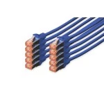 Digitus DK-1644-020-B-10 CAT 6 S/FTP Patchkabel blau 2 Meter 10 Stück 