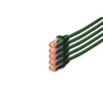 Digitus DK-1644-100-G-5 CAT 6 S/FTP Patchkabel grün 10 Meter 5 Stück 