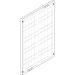 ABN FAP25903N Abdeckplatte 500x750mm 2FB/5RE perforiert für 9x NH00 Leisten 