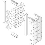 ABN GSV401N Sammelschienen-Verbindersatz Schrank / Schrank 250A 4-polig 