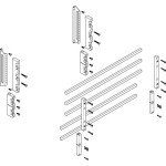 ABN MTSC23635 Sammelschienen-Modul tief 2FB/3RE 60mm mit CU 12x10mm 5-polig EBM 32mm 