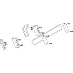 ABN MXSC11461 Sammelschienen-Modul 1FB/1RE N/PE mit CU 30x10mm 1-polig 30° Standard 