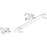 ABN MXSC31361 Sammelschienen-Modul 3FB/1RE N/PE mit CU 30x10mm 1-polig 27° hinter Profil 