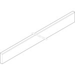 ABN XCUW142 Cu-Schiene 2FB 40x10x495mm waagrecht ohne Überstand 