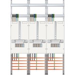 ABN Z37530 Zählerplatz 3Pkt 3Z mit Klemmstein/ZSK 5-polig BxH 750x1050mm 